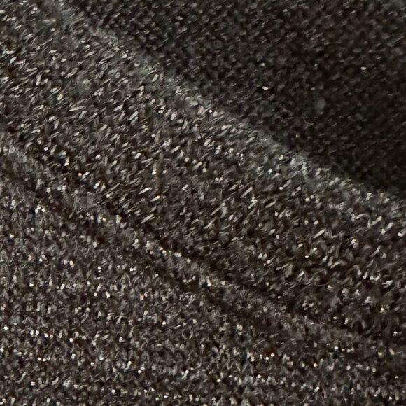 Nally & Millie Black Metallic Swing Tank Cardigan Set - Size Large/XLarge - Picture 9 of 10